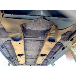 Sheath ventilation / air conditioning bus ceiling